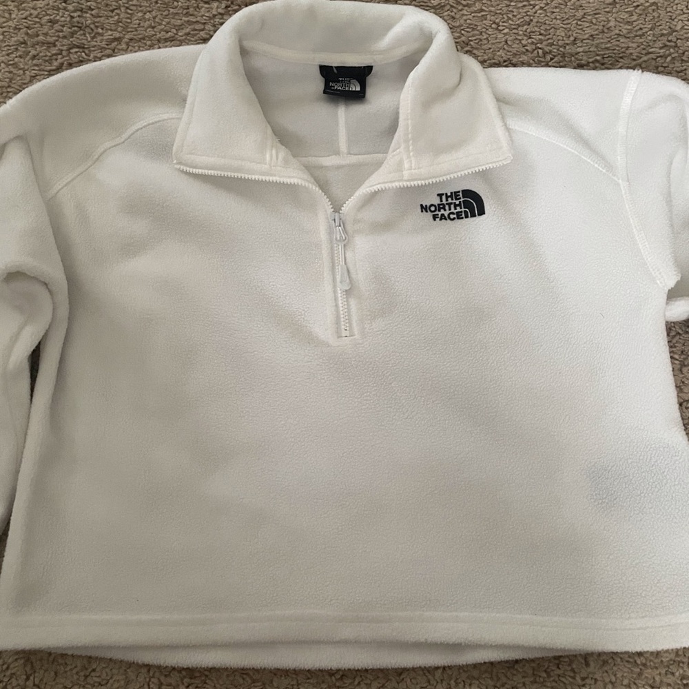 The North Face White Quarter-Zip Sweatshirt - Picture 4 of 5